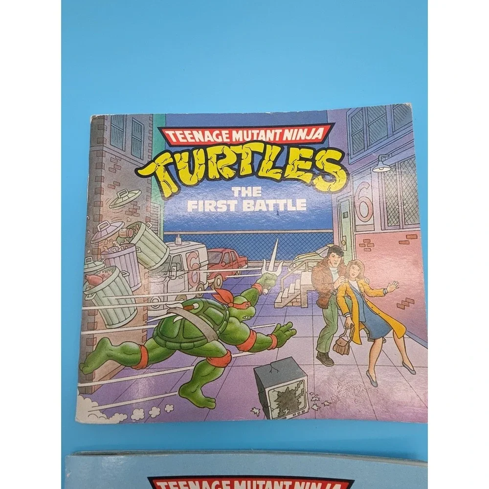 TMNT Teenage Mutant Ninja Turtles Books The First Battle & The Final Lesson 1990